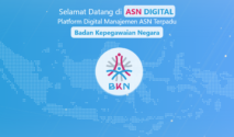 Tampilan website ASN Digital BKN