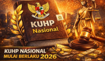 Ilustrasi KUHP Nasional yang mulai berlaku tahun 2026