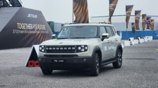 Jetour T1 tertangkap kamera di PIK 2 Jakarta