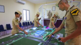 Ilustrasi taruna sekolah kedinasan saat mengikuti pendidikan