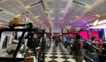 Booth sepeda motor di pameran IIMS 2026