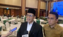 Wamenag Muhammad Syafii usai sidang isbat Ramadhan 2026 di Jakarta