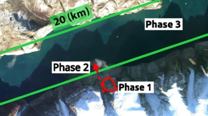 Dickson Fjord di Greenland Timur lokasi tsunami 200 meter