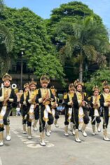 Pelajar dari Jawa dan Bali mengikuti LKBB Nusantara di SMK Muhammadiyah 6 Rogojampi Banyuwangi