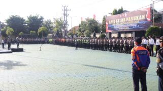 Polresta Banyuwangi Gelar Apel Pasukan Operasi Keselamatan Semeru 2026