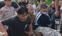 evakuasi pria 24 tahun yang tewas tenggelam di bekas galian c badean