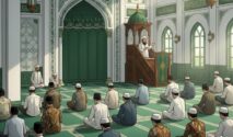 Khatib menyampaikan khutbah Jumat menyambut Ramadhan 2026