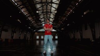 Pemain Persija Jakarta bertanding melawan Bali United