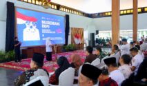 Bupati Banyuwangi membuka Musrenbang RKPD di Pendopo Sabha Swagata