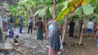 Lokasi ledakan petasan jumbo di Pangandaran yang melukai dua pemuda