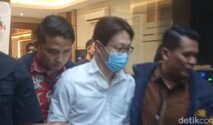 Richard Lee saat menjalani pemeriksaan di Polda Metro Jaya