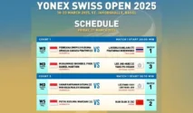 Swiss Open 2026: Ginting Mulai Kualifikasi, Raymond/Joaquin Bentrok dengan Wakil Taiwan – Semua Jadwal Hari Ini!
