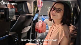 Prilly Latuconsina Tetap Syuting Meski Diinfus di Mobil, Warganet Salut pada Totalitasnya