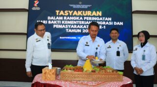 Lapas Banyuwangi Gelar Tasyakuran Puncaki Hari Bakti Kemenimipas Ke-1