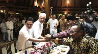 pertemuan menag, ganjar, erick dan sandi