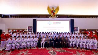 Pengukuhan Paskibraka Banyuwangi 2025 di Pendopo Sabha Swagata Blambangan,