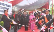 Upacara kenaikan pangkat 109 personel Polresta Banyuwangi